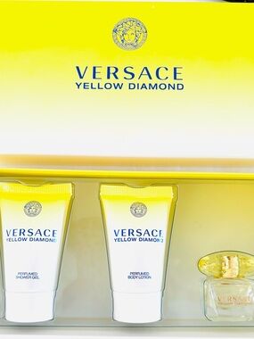 Versace Yellow Diamond Skincare Trio Set  NWT